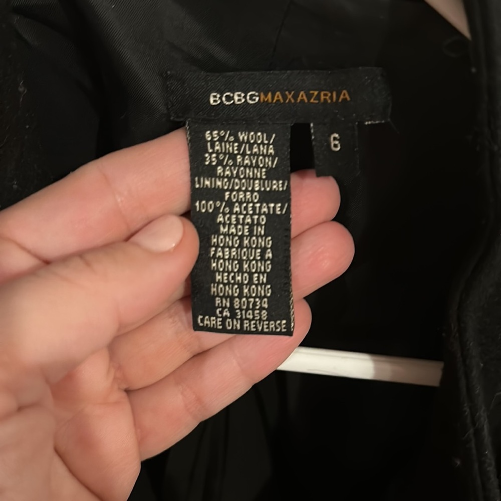 BCBG Maxazria wool coat - Picture 8 of 8